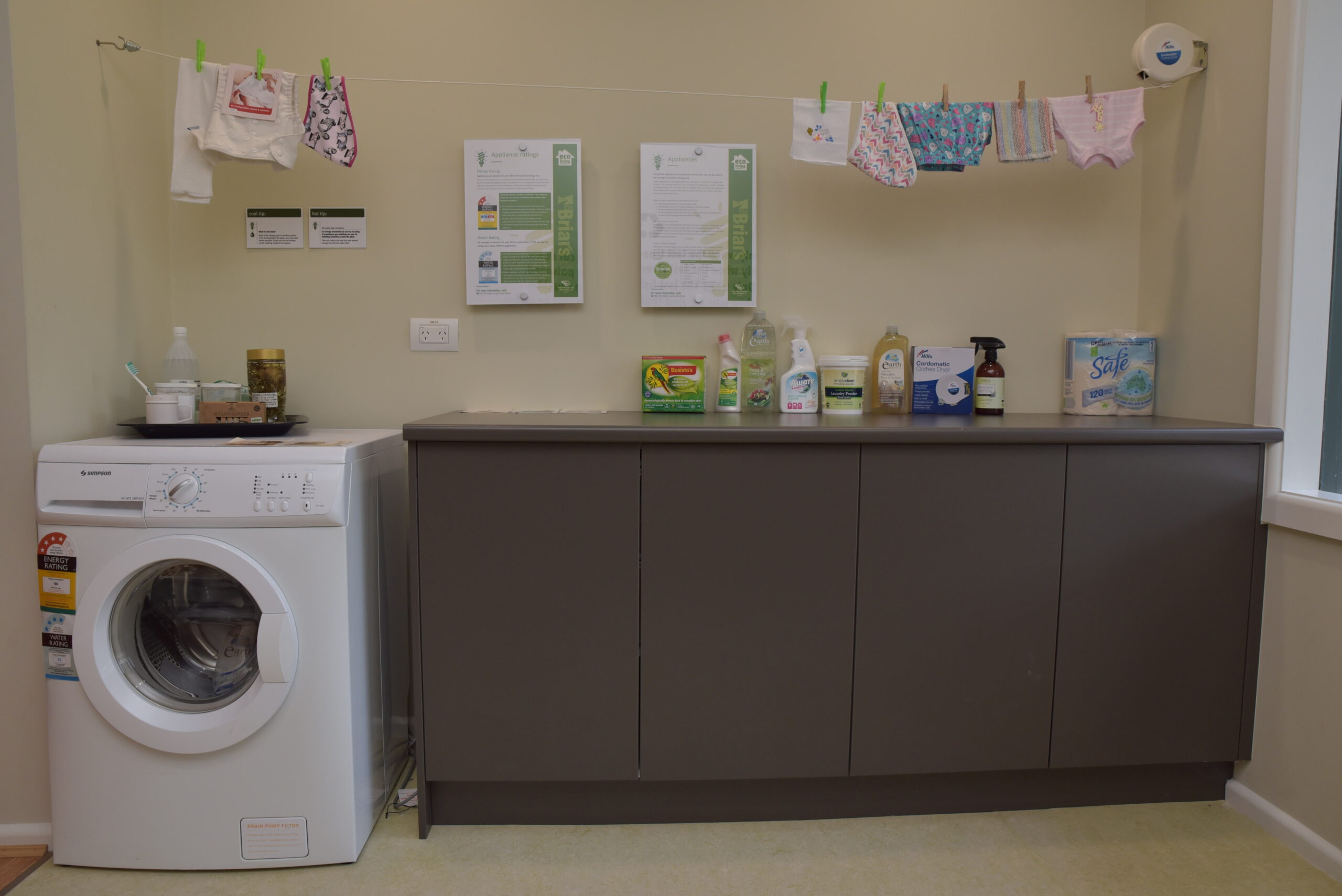 Laundry display