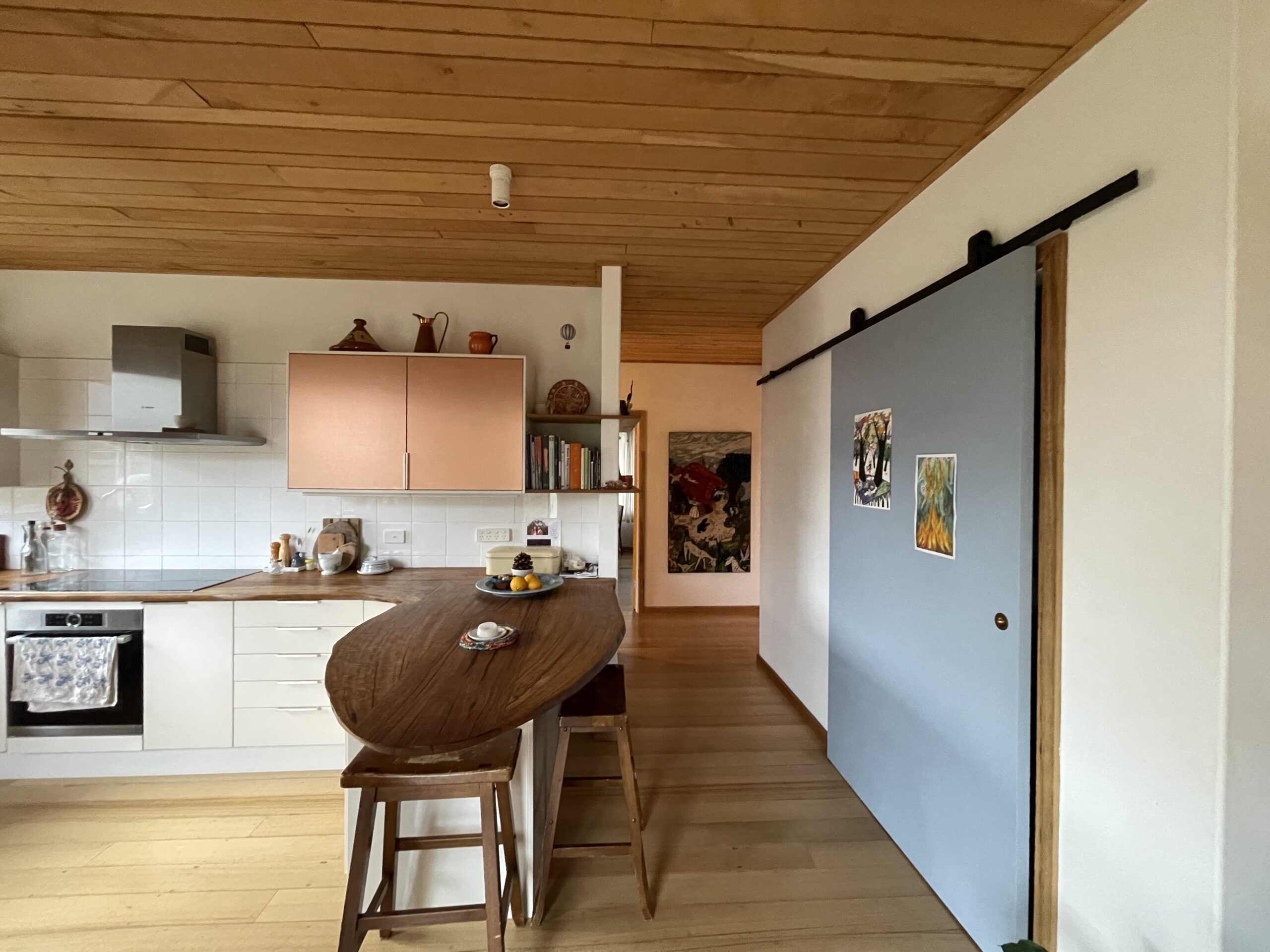 Our homemade kitchen bench and Ikea cabinetry, retained from pre-renovation IMG_0291