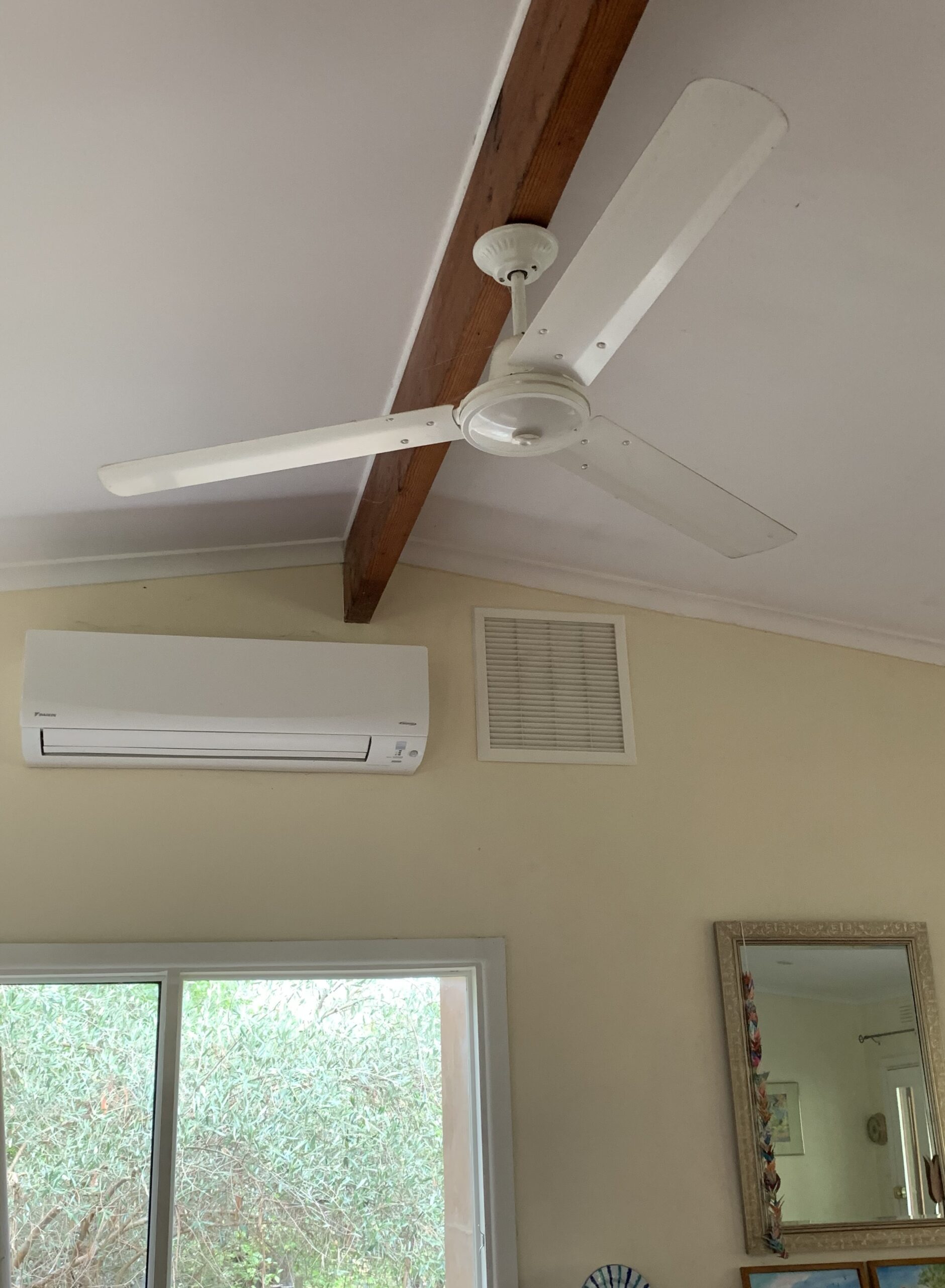 Split-system-ceiling-fan-and-air-intake