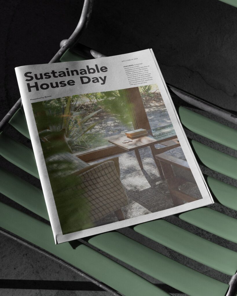 Advertise in the Sustainable House Day Tabloid